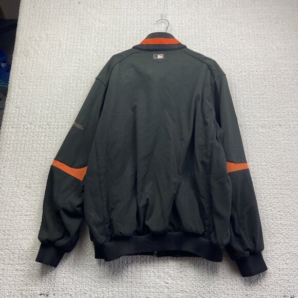 Baltimore Orioles Majestic Therma Base Full Zip Lined Jacket Mens XL Black MLB - Picture 11 of 12